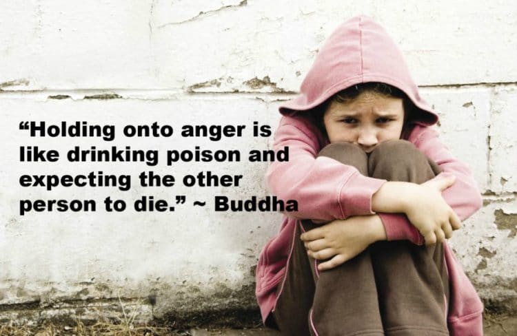 "Holding onto anger is like drinking poison and expecting the other person to die." ~ Buddha