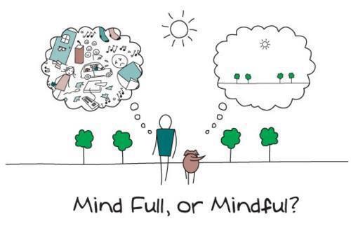 Mind full?  Or Mindful?