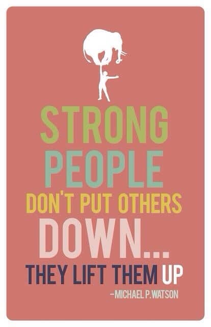 What strong people do: