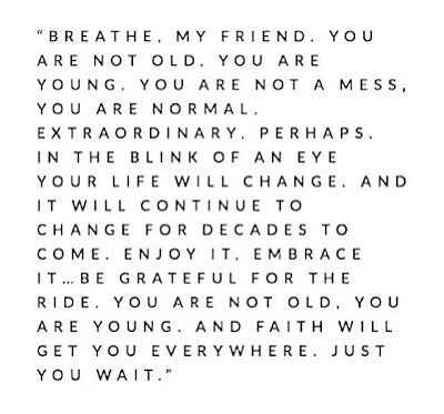 Breathe, my friend...