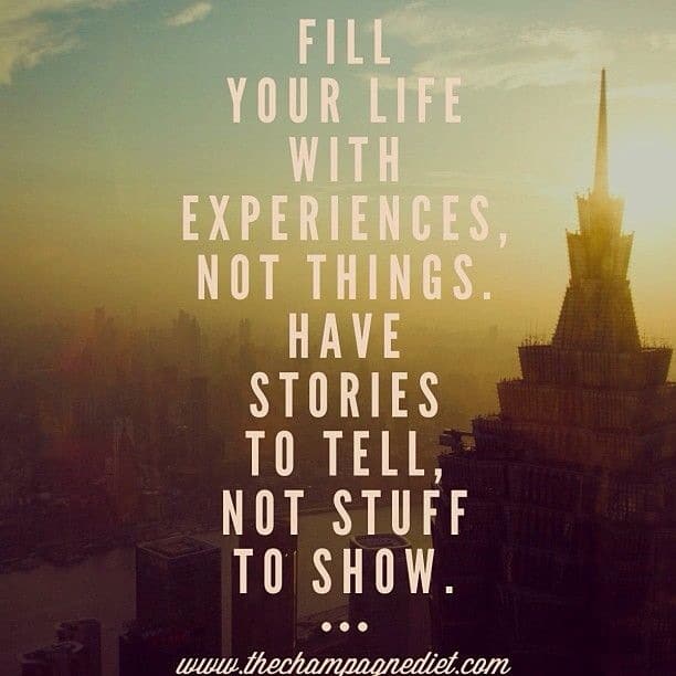 Experiences > Stuff