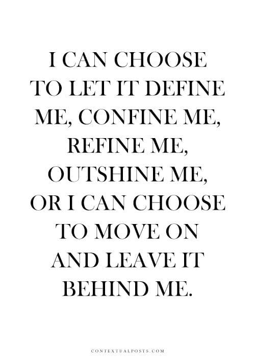 Be sure that whatever choice you make, it's one that's going to keep you moving forward!