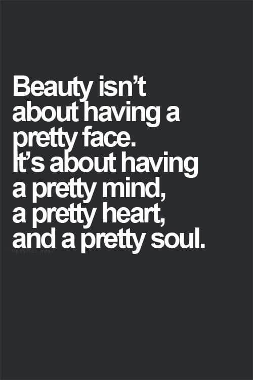 What beauty is really all about: