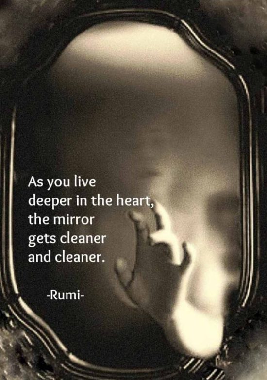 Rumi Quote on Living in the Heart and How The Words That Follow "I Am" Follow You.