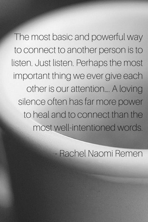 The most powerful way to connect to another person: