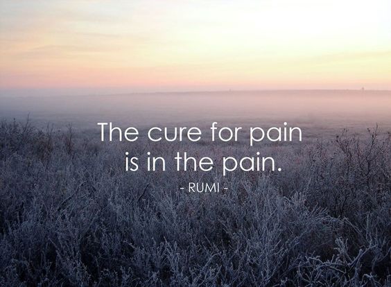 The cure for pain...