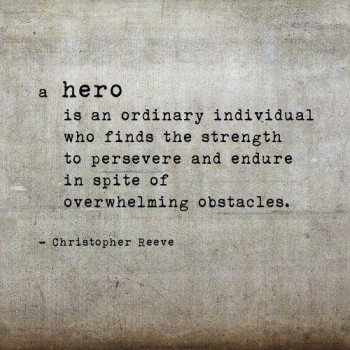 Christopher Reeve on who a hero is: · MoveMe Quotes