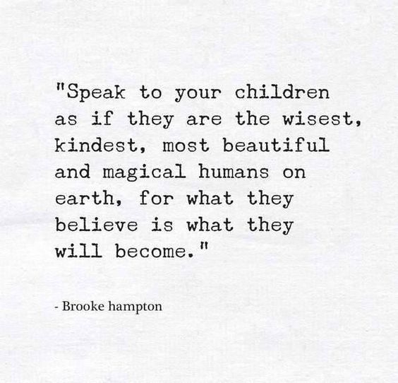 How to speak to your children: