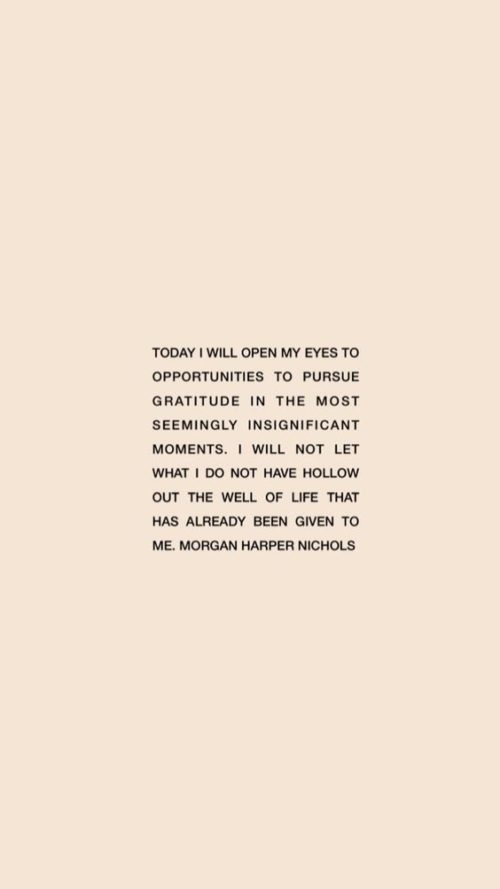 Open your eyes to gratitude even in the most seemingly insignificant moments.