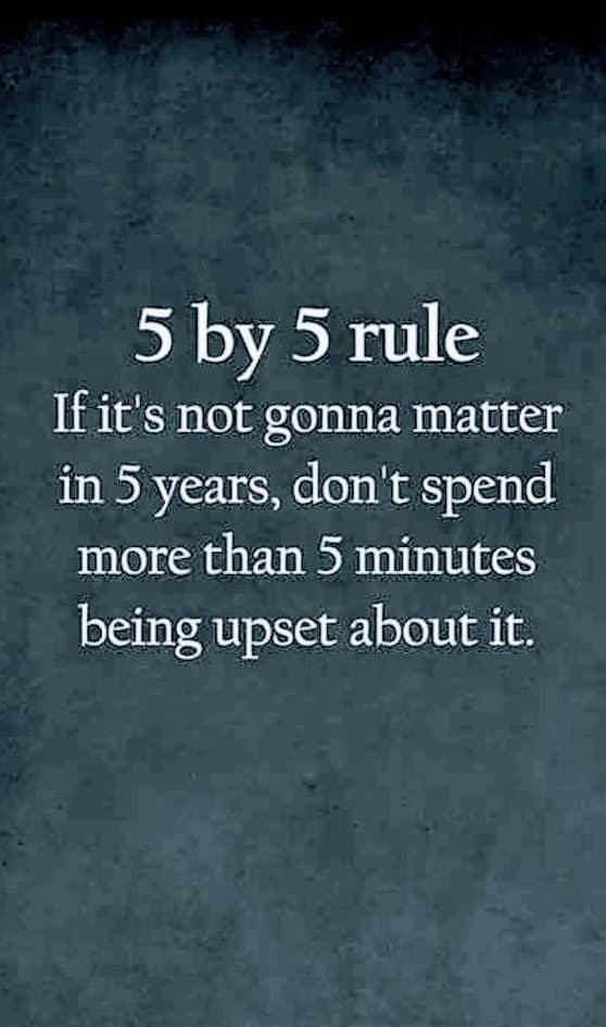 The 5 x 5 Rule