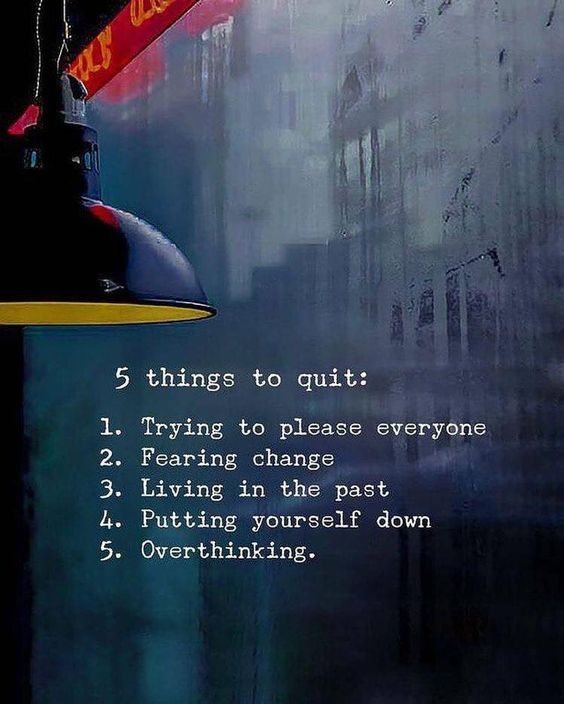 What are you going to quit?