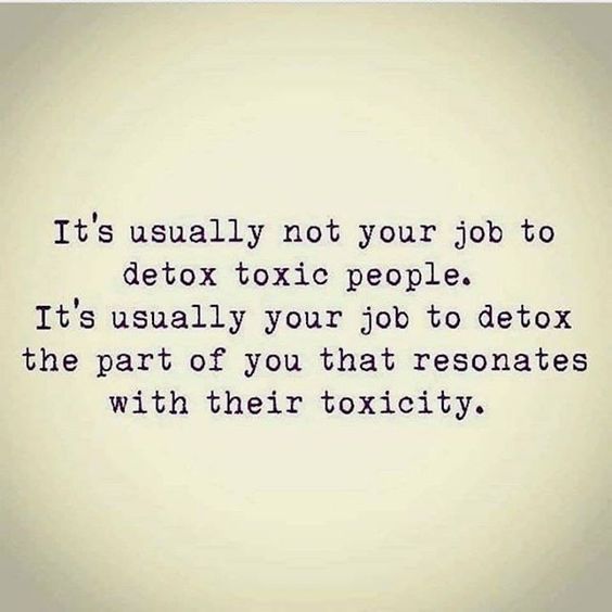 Focus on keeping yourself detoxed.