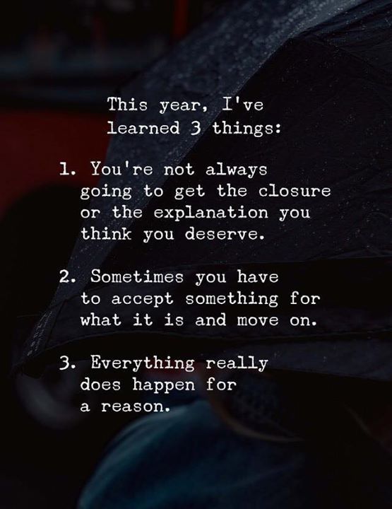 What have you learned this year?