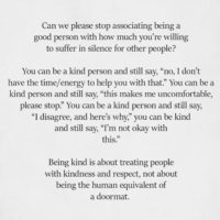 Stop Associating Being A Good Person With How Much You're Willing To ...