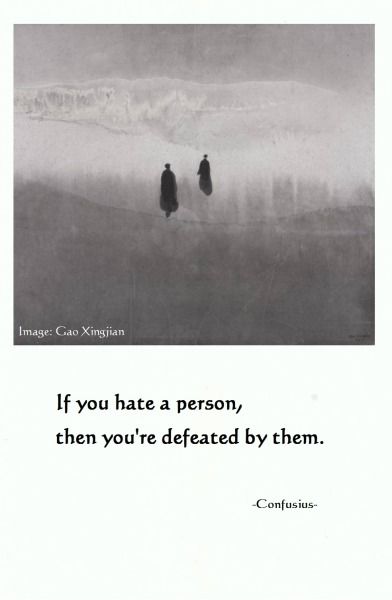 Don't let them defeat you.
