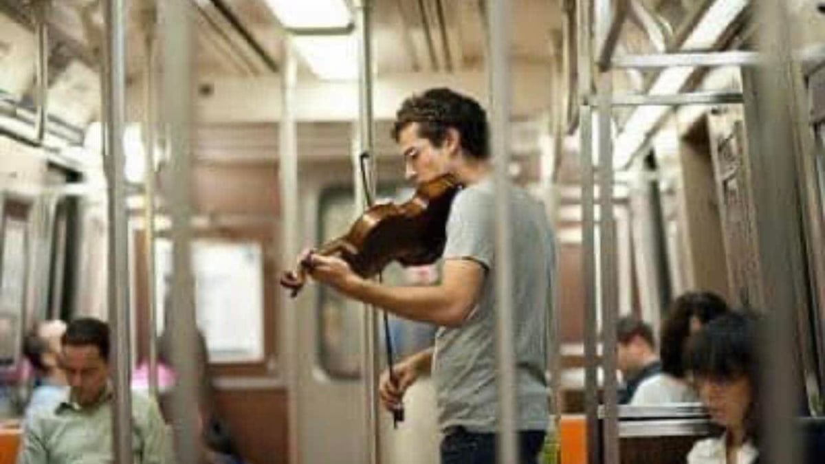 Rushing Past Life’s Beauty — A Short Story Of A Man With A Violin