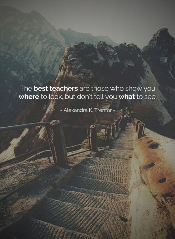 The best teachers.