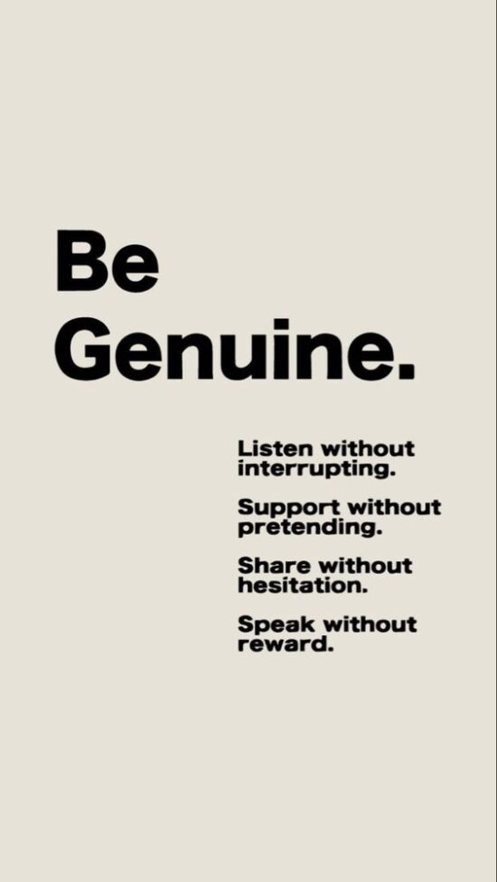 Short Quotes About Being Genuine