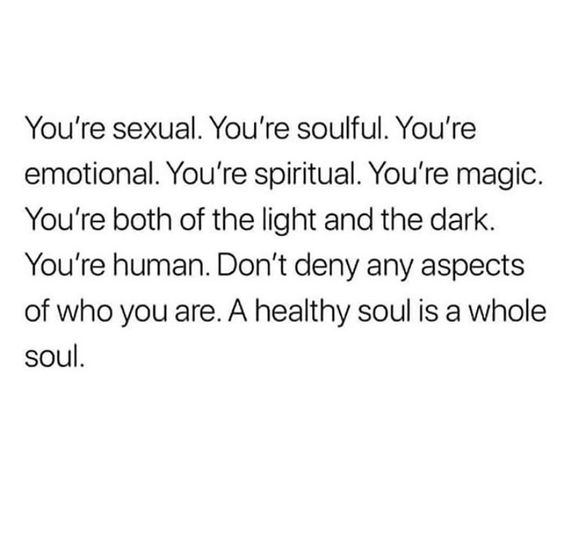 A healthy soul: