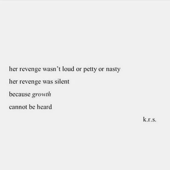 The best kind of revenge.
