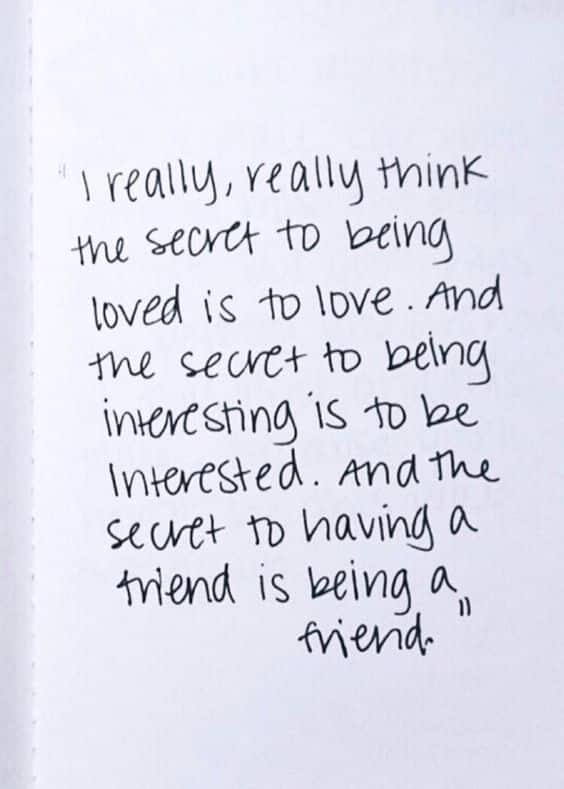 The secret: