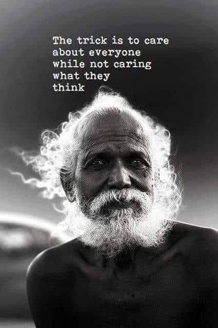 quotes about not caring