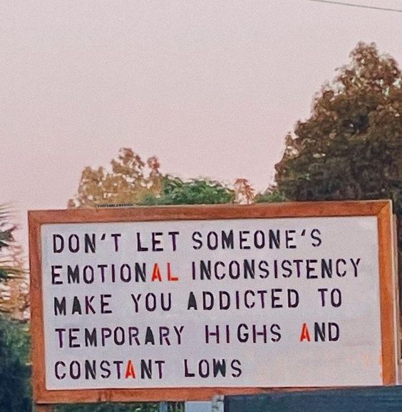 Don't mess with emotional inconsistency.