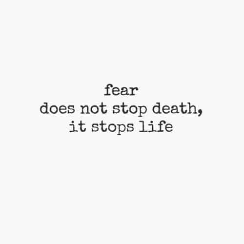 Update your perspective of fear.