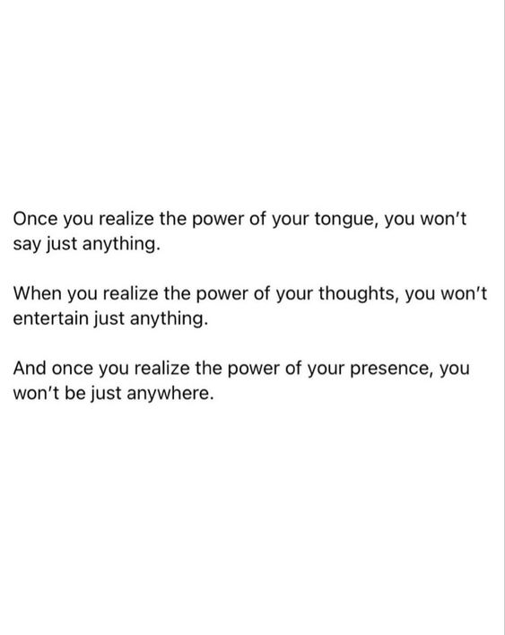 Realize your power.