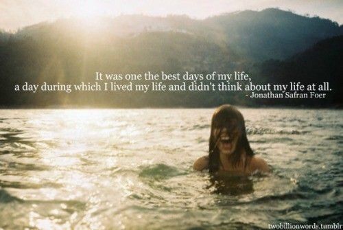 These are the best days.