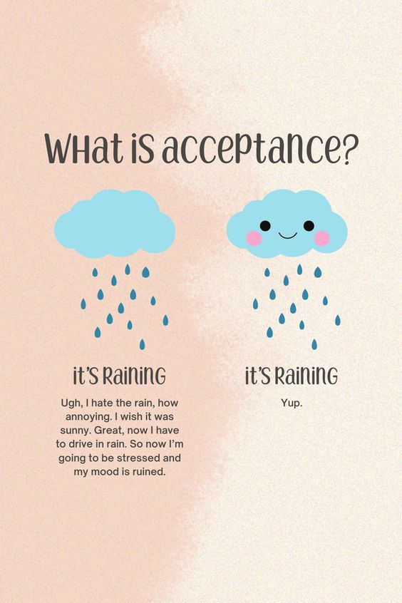 Acceptance saves days.