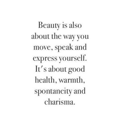 Beauty is about more than aesthetics.