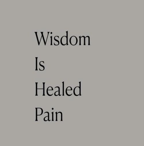 Let your pain guide you forward.