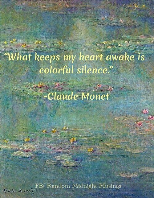 Ah, colorful silence...