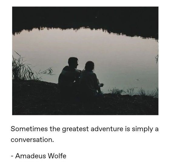 The real adventures are inner.