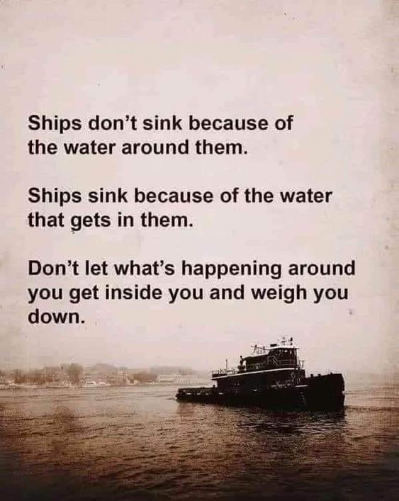 Have boundaries like a ship on water.
