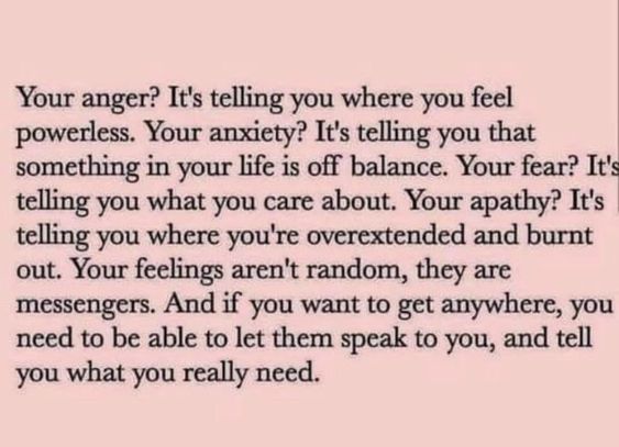 Your feelings aren't random.