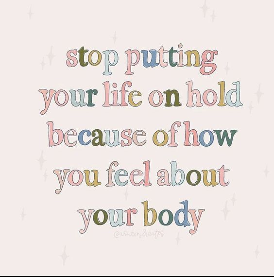 Your body is meant to free you.