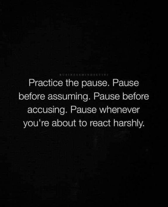 The pause is a game changer.