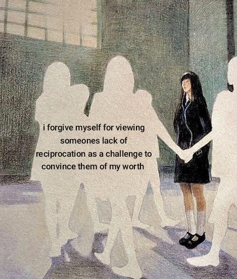 Forgive yourself.