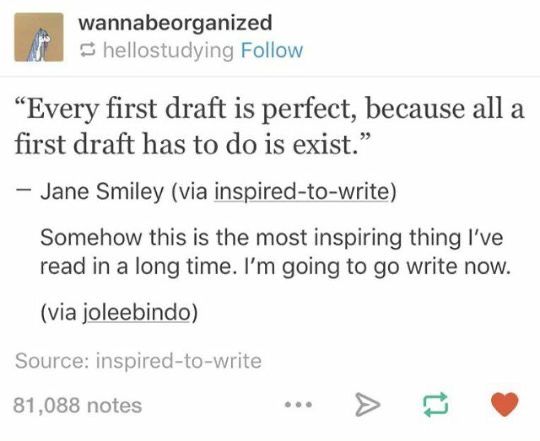 This makes me look at first drafts differently.