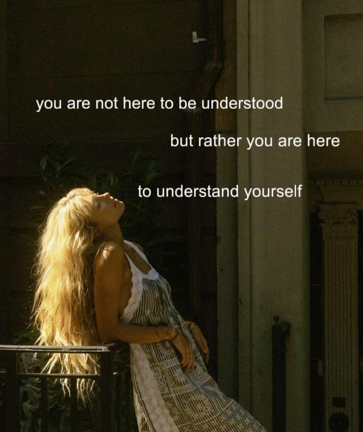 Understanding yourself >>>