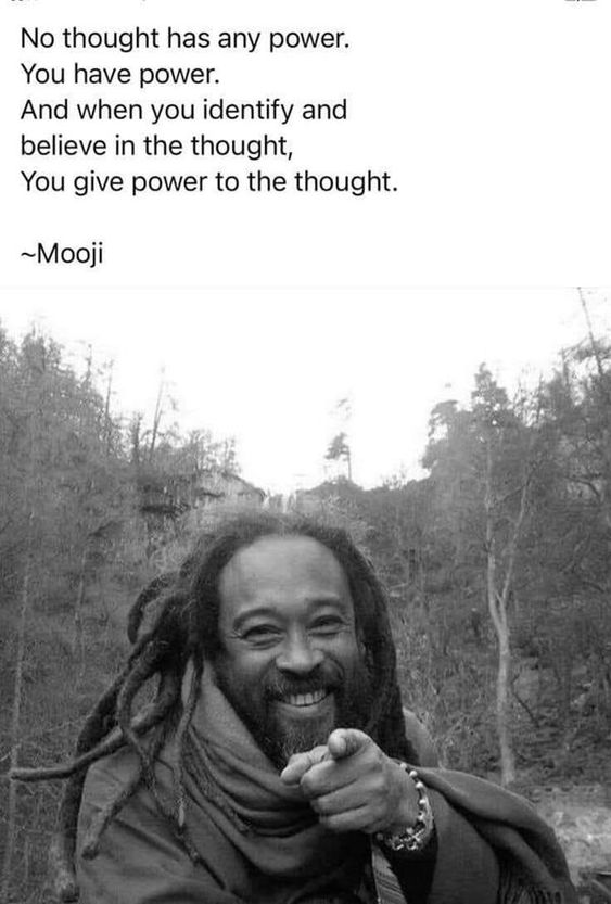 You give power to what you believe.