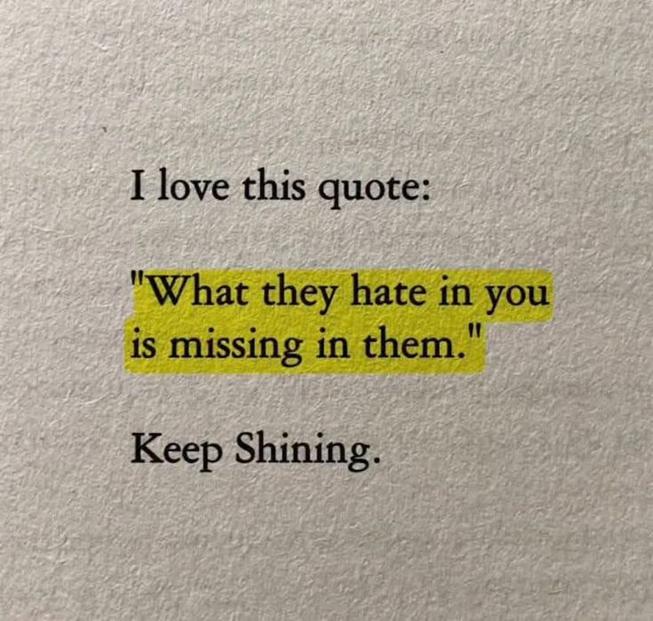 Keep shining. Keep shining.